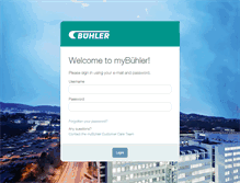 Tablet Screenshot of mybuhler.com